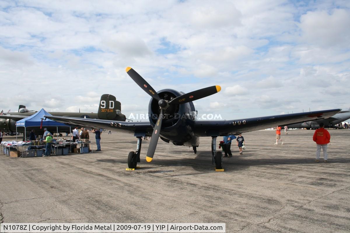 N1078Z, 1963 Grumman F6F-5 Hellcat C/N 27354801-66, Grumman F6F