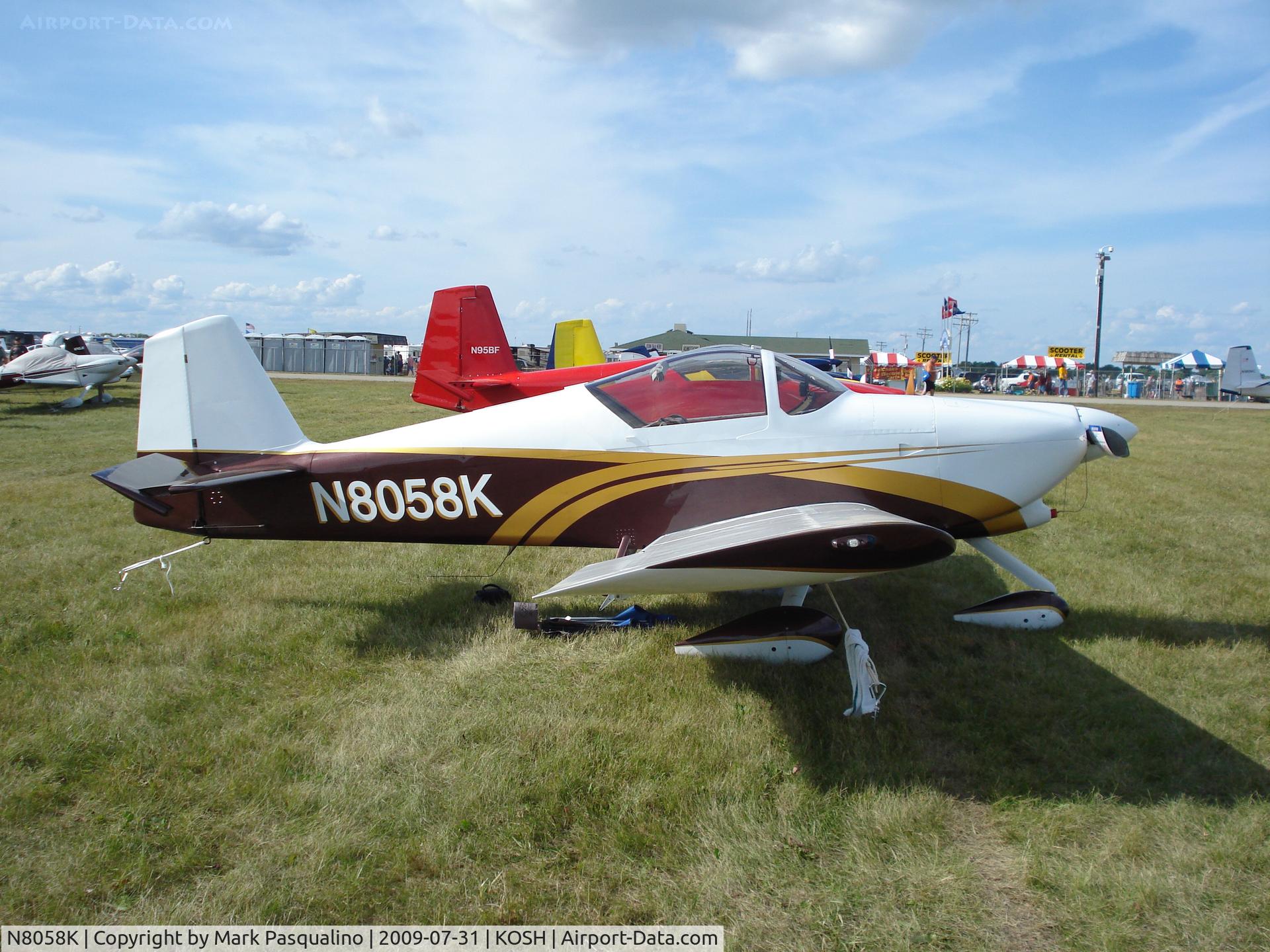 N8058K, 1998 Vans RV-6A C/N 23742, RV-6A
