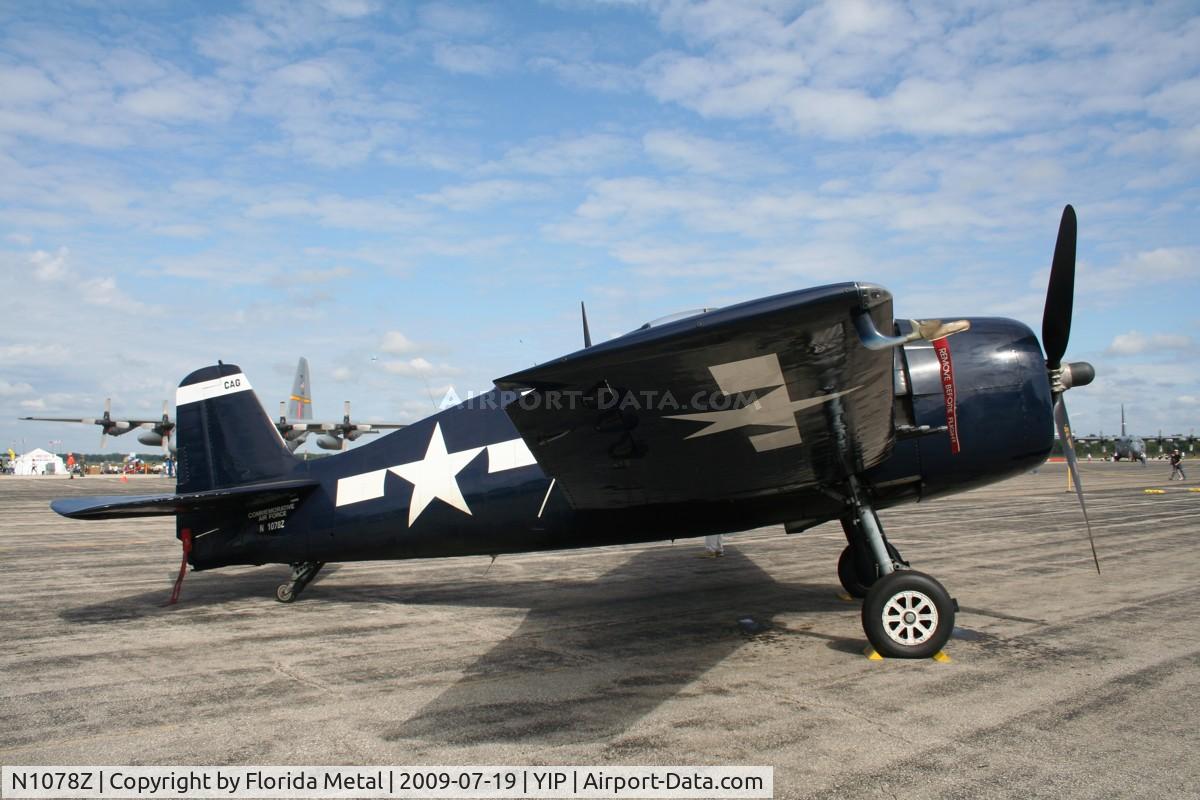 N1078Z, 1963 Grumman F6F-5 Hellcat C/N 27354801-66, Grumman F6F