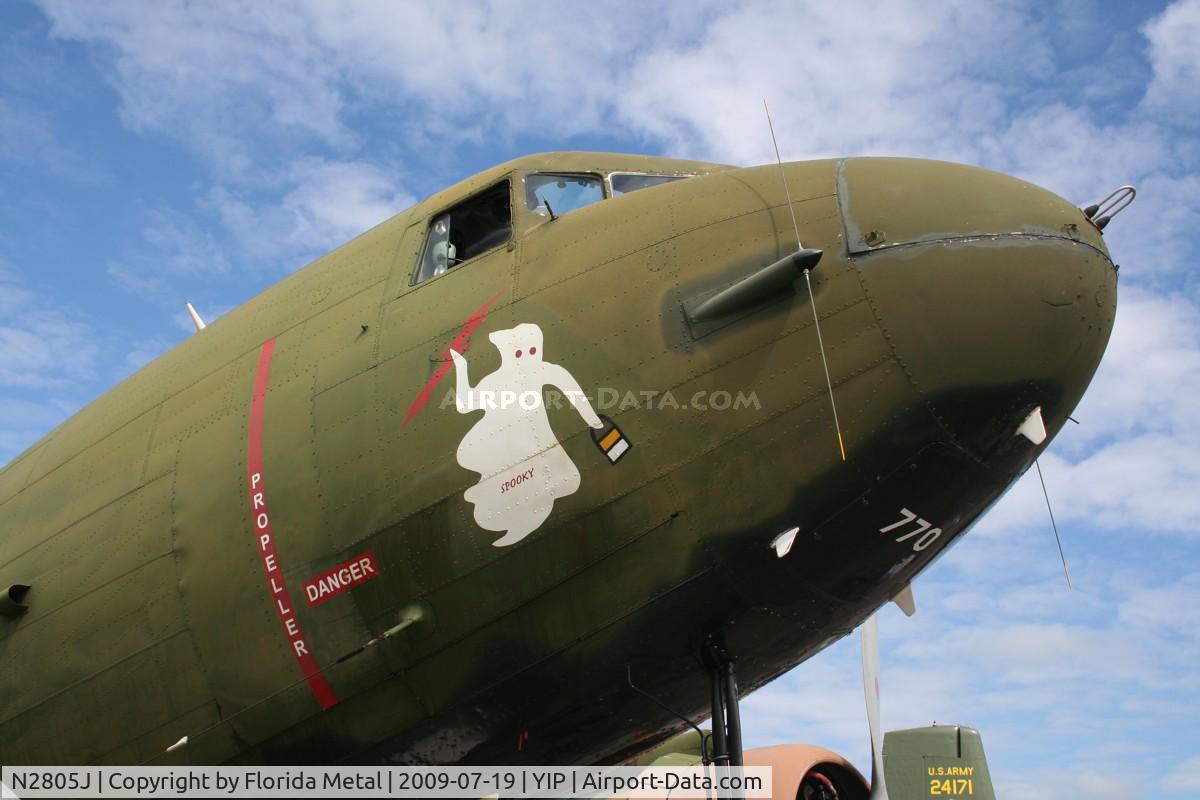 N2805J, 1944 Douglas DC3C-R-1830-90C C/N 20835, AC-47 Spooky