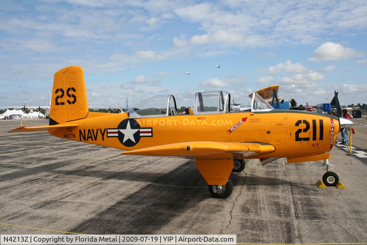 N4213Z, 1955 Beech D-45 (T-34B) Mentor C/N BG-112, T-34B