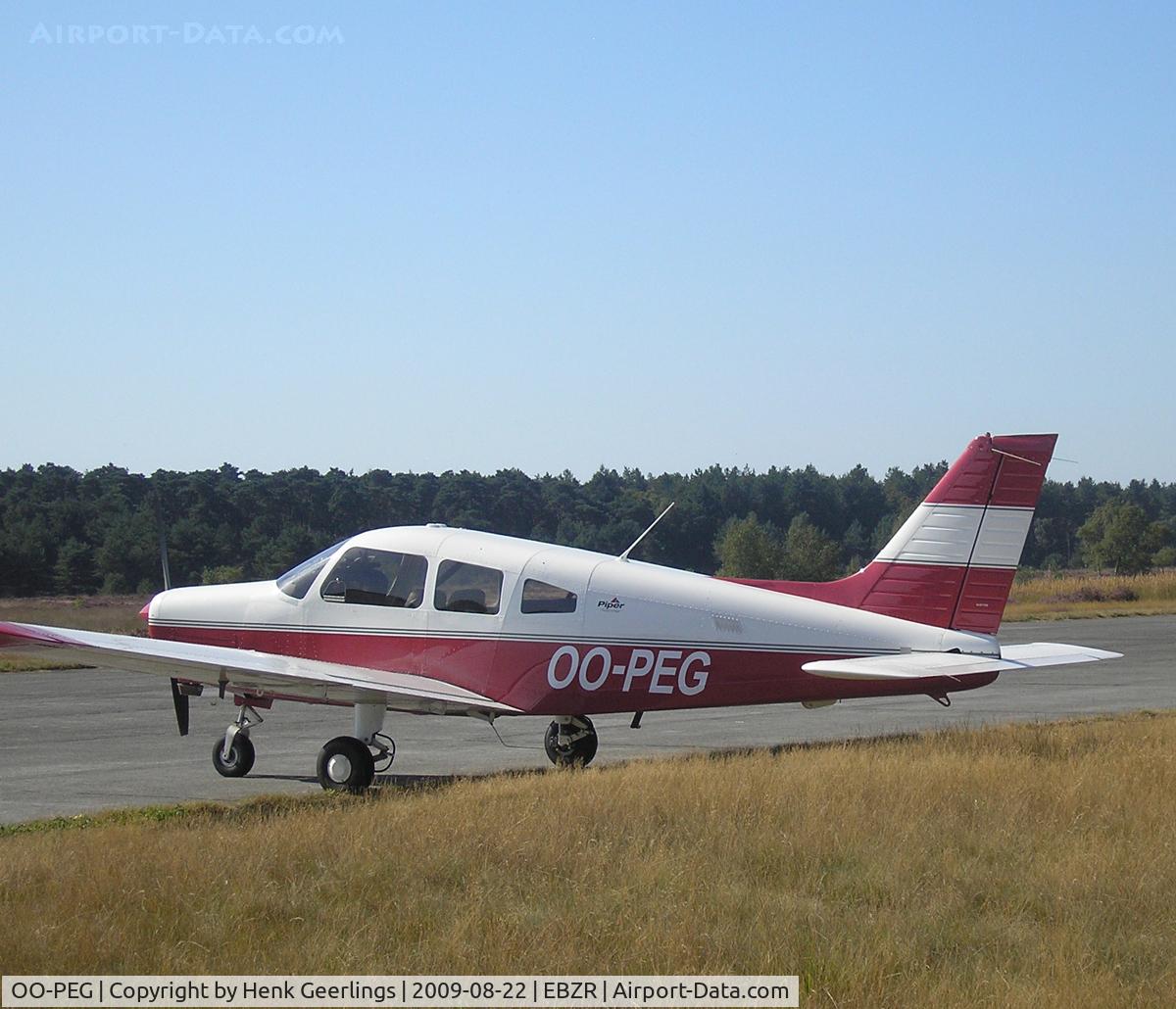 OO-PEG, 2007 Piper PA-28-161 Warrior III C/N 2842281, Fly In Malle Airport , 22 Aug 2009