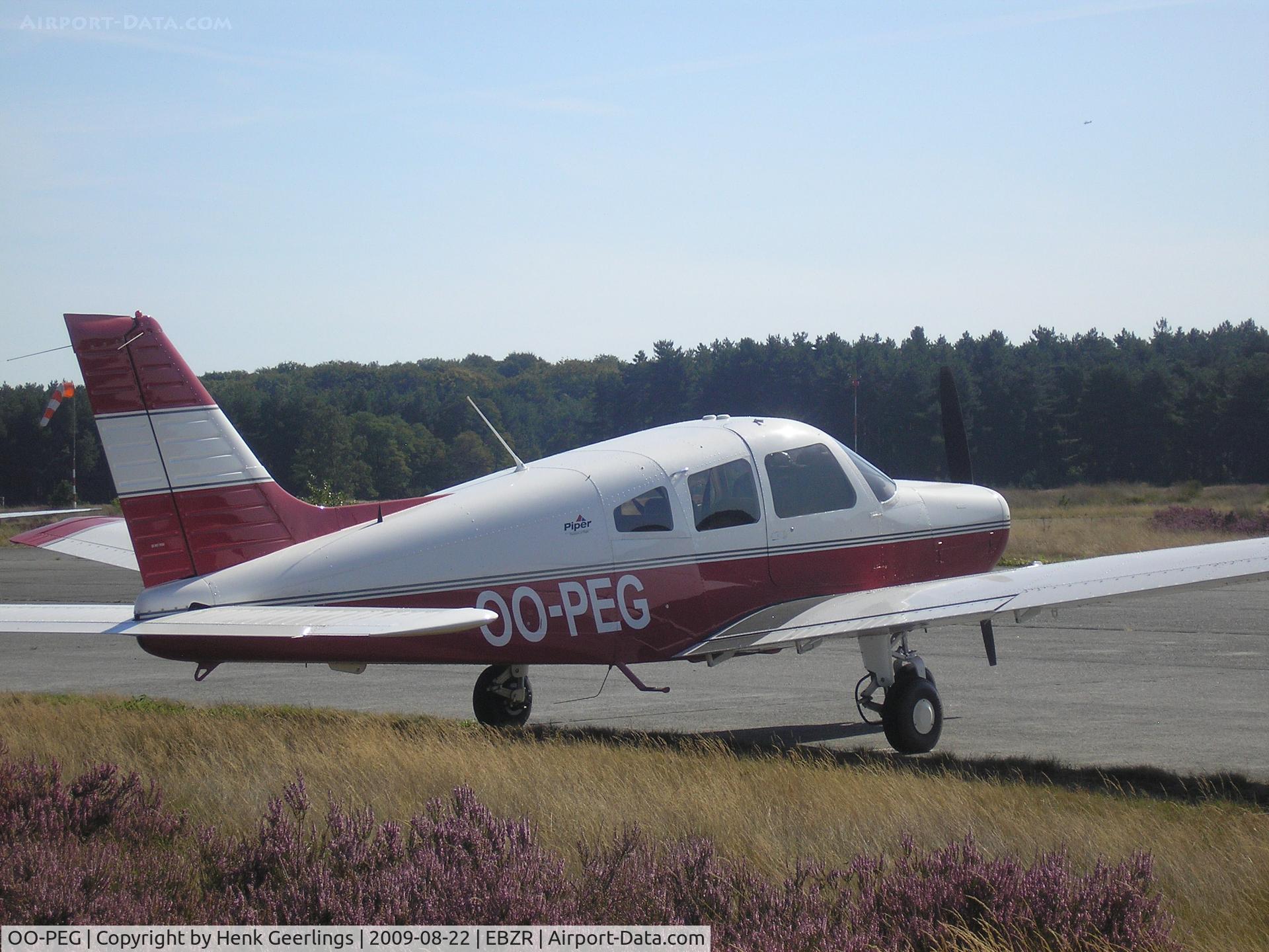 OO-PEG, 2007 Piper PA-28-161 Warrior III C/N 2842281, Fly In Malle Airport , 22 Aug 2009