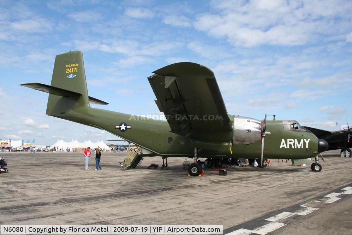 N6080, 1958 De Havilland Canada DHC-4A Caribou C/N 2, C-7A Caribou