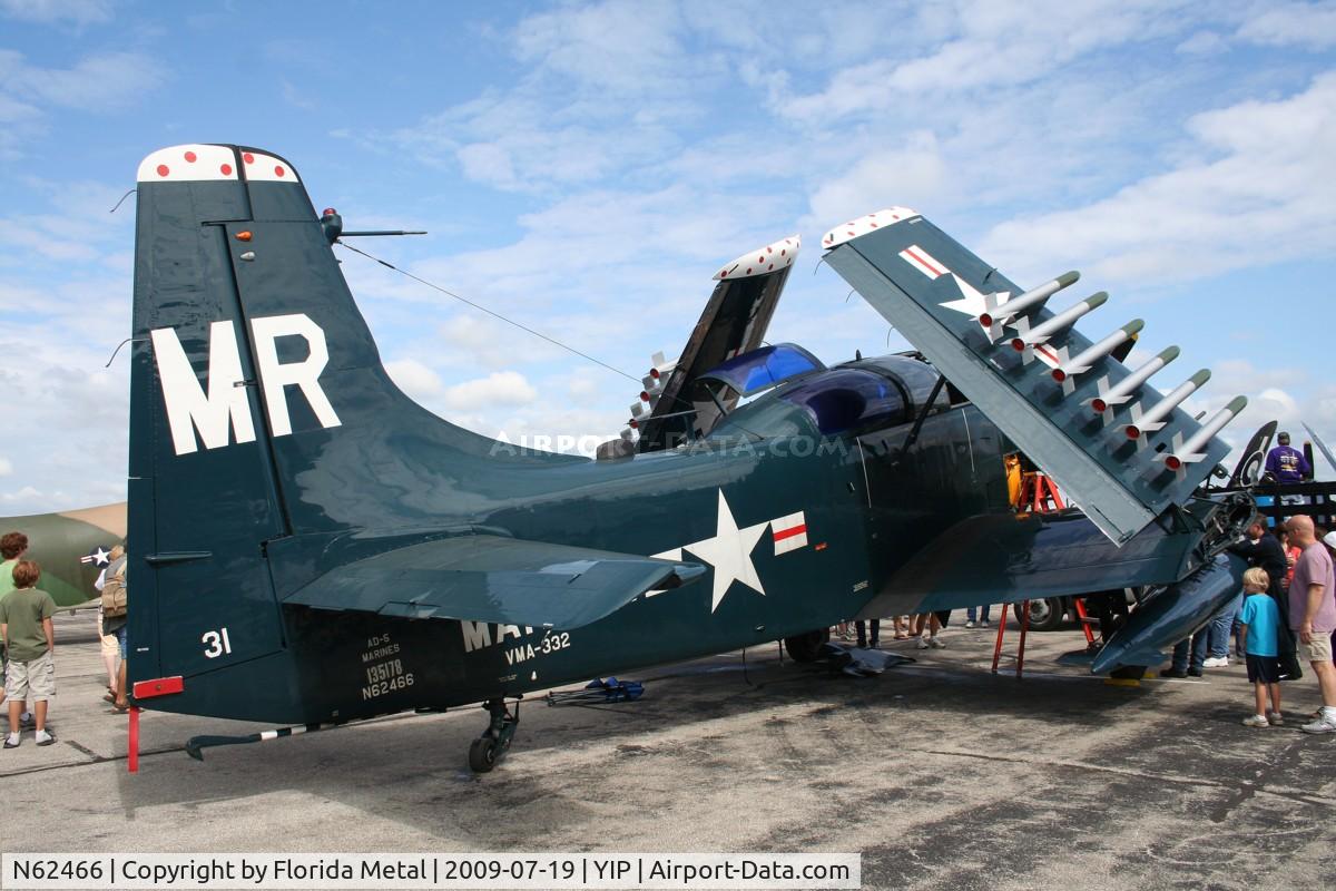 N62466, 1955 Douglas EA-1E Skyraider C/N 10255 (135178), EA-1E