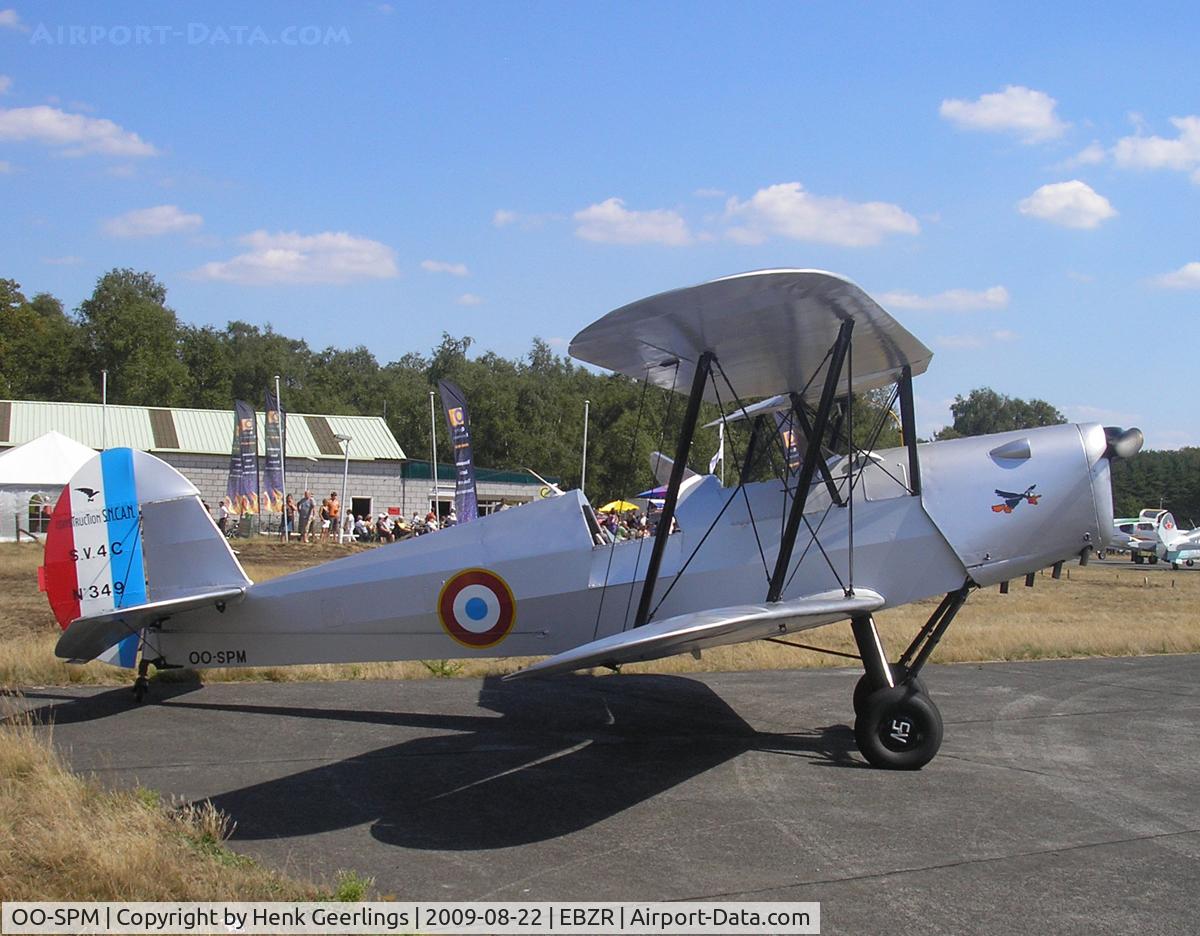 OO-SPM, Stampe-Vertongen SV-4C C/N 349, Fly In Malle Airport , 22 Aug 2009