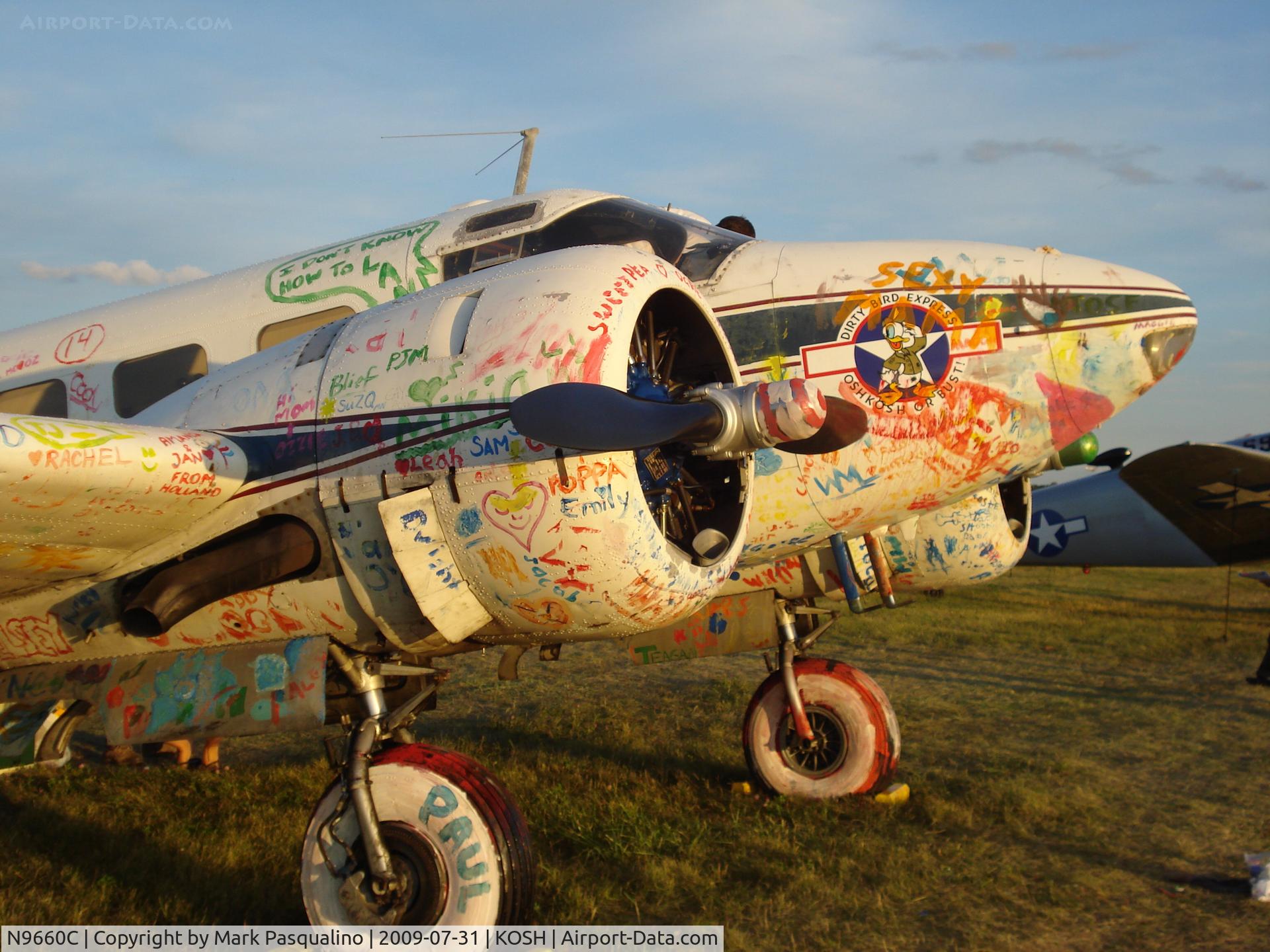 N9660C, 1942 Beech C-45G Expediter C/N AF-220, Beech C-45G