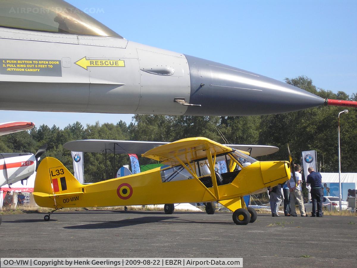 OO-VIW, Piper L-18C Super Cub (PA-18-95) C/N 18-1544, cs L33 Belgian AF ; Fly In Malle Airport