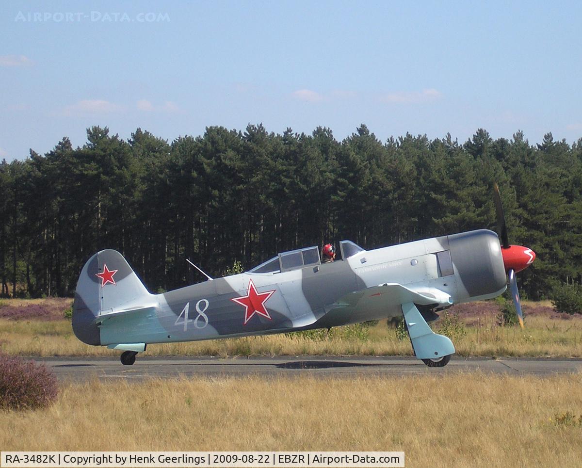 RA-3482K, Yakovlev Yak-3UA C/N 003, Fly In Malle Airport , 22 Aug 2009
