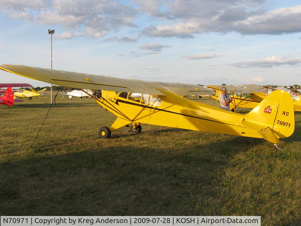 N70971, Piper J3C-65 Cub Cub C/N 18001, EAA Airventure 2009