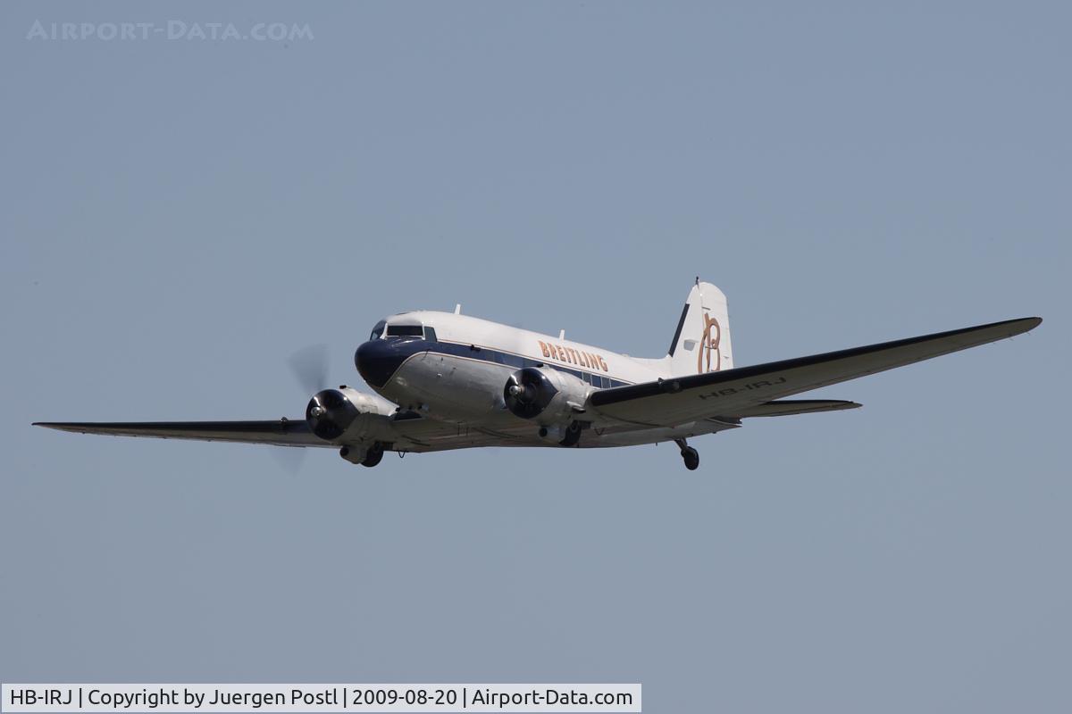 HB-IRJ, 1940 Douglas DC-3A-S4C4G C/N 2204, Red Bull Air Race Budapest 2009 - Douglas DC-3A