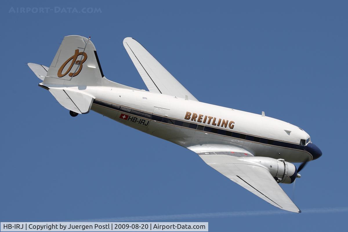 HB-IRJ, 1940 Douglas DC-3A-S4C4G C/N 2204, Red Bull Air Race Budapest 2009 - Douglas DC-3A