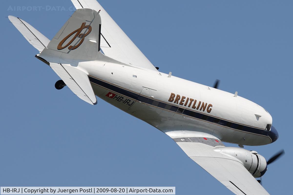 HB-IRJ, 1940 Douglas DC-3A-S4C4G C/N 2204, Red Bull Air Race Budapest 2009 - Douglas DC-3A