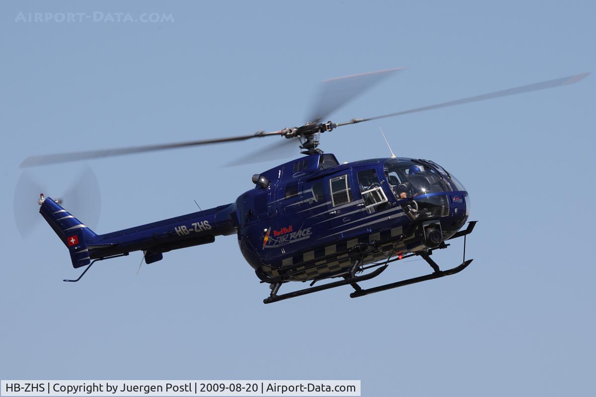 HB-ZHS, 1982 Eurocopter Bo-105CBS-4 C/N S-606, Red Bull Air Race Budapest 2009 - Eurocopter BO105CBS-4
