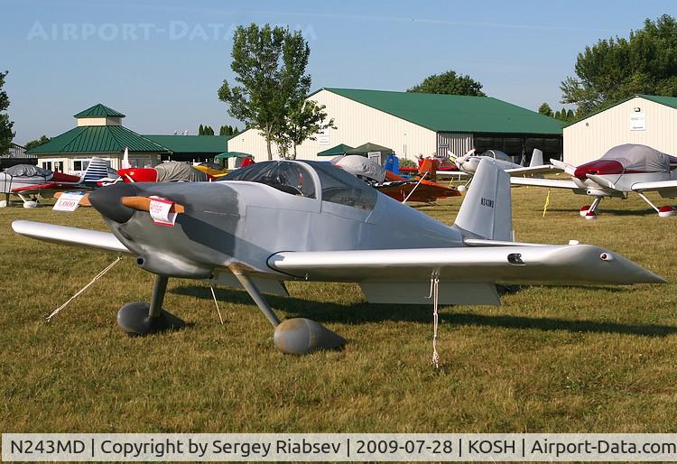 N243MD, 1997 Vans RV-6 C/N 20665, EAA AirVenture 2009