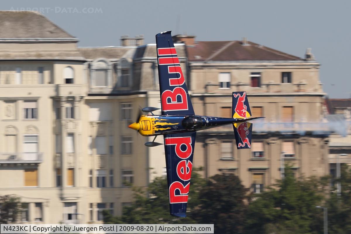N423KC, 2009 Zivko Edge 540 C/N 0044, Red Bull Air Race Budapest 2009 - Kirby Chambliss