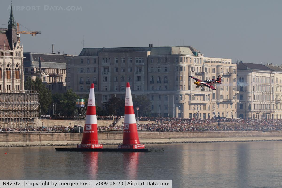 N423KC, 2009 Zivko Edge 540 C/N 0044, Red Bull Air Race Budapest 2009 - Kirby Chambliss