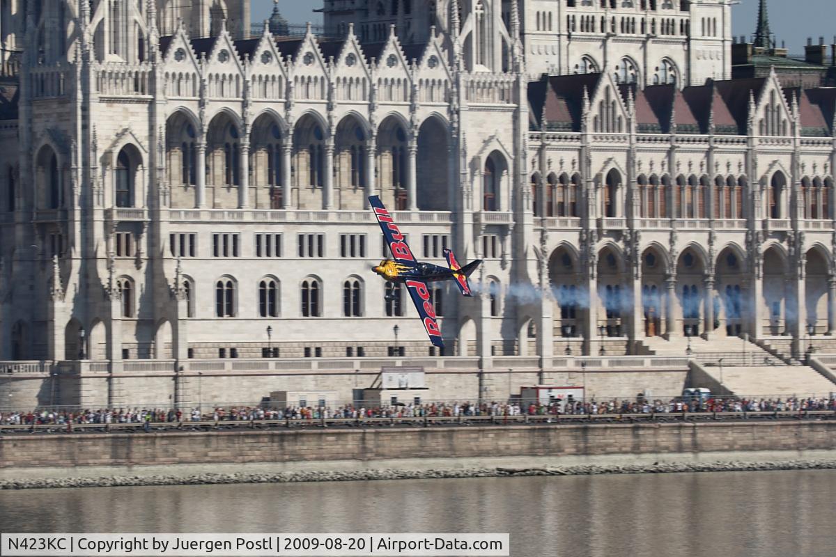 N423KC, 2009 Zivko Edge 540 C/N 0044, Red Bull Air Race Budapest 2009 - Kirby Chambliss