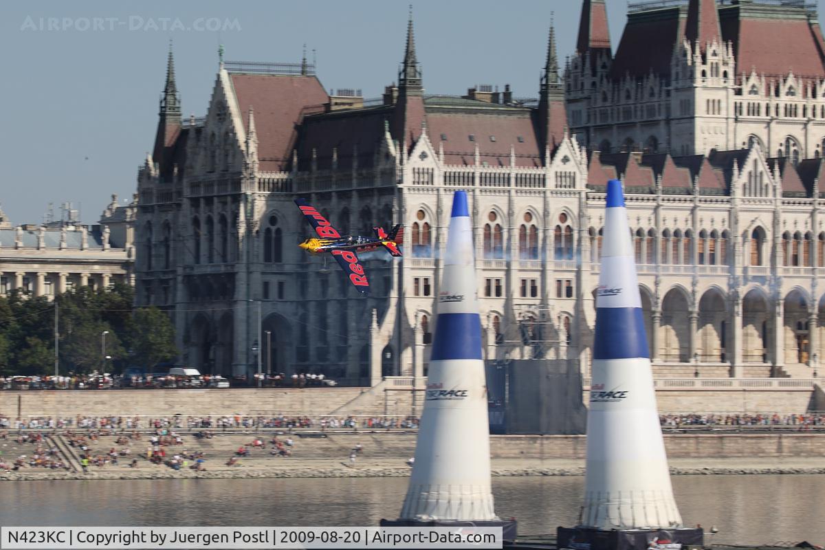 N423KC, 2009 Zivko Edge 540 C/N 0044, Red Bull Air Race Budapest 2009 - Kirby Chambliss