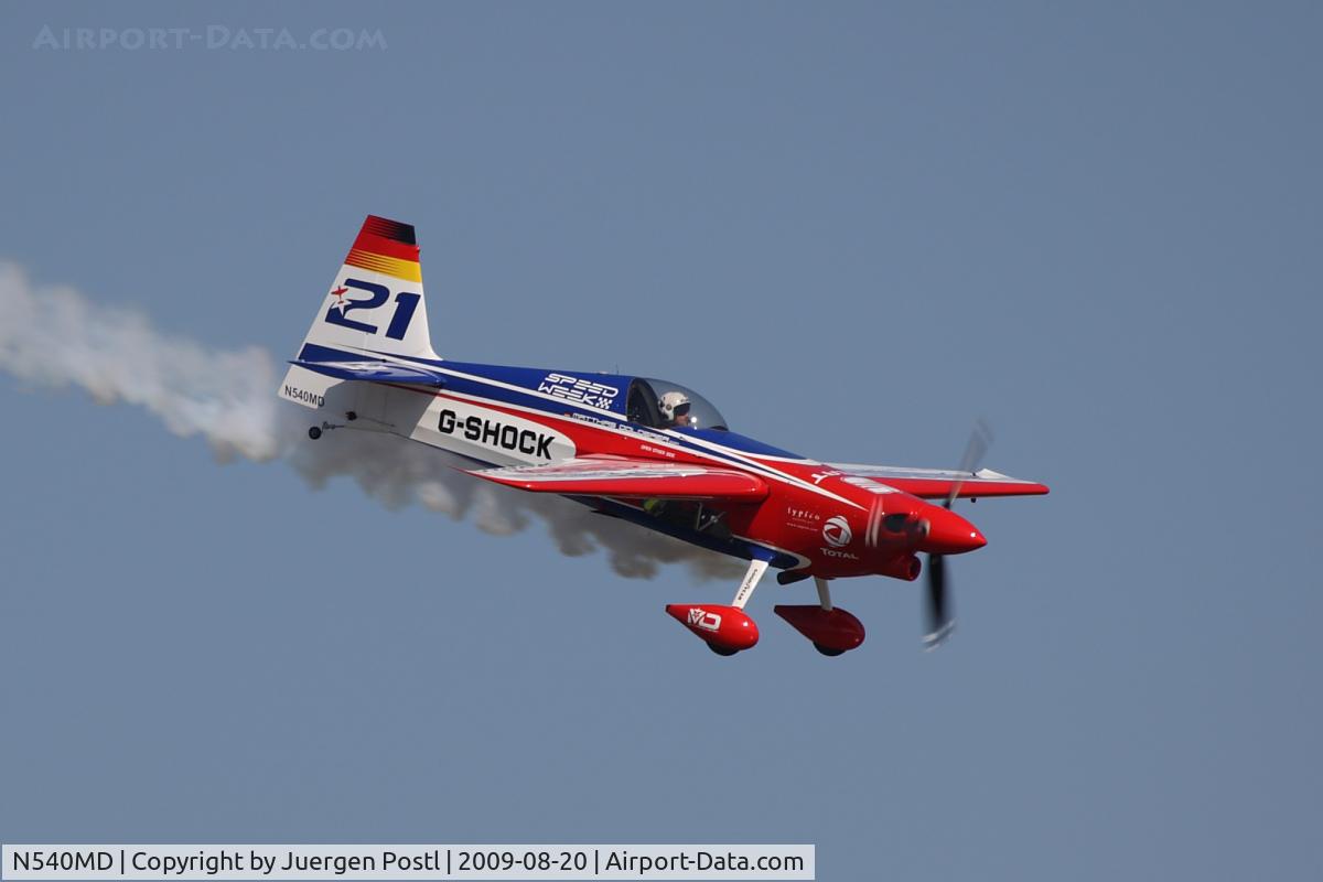 N540MD, 2008 Zivko Edge 540 C/N 0043, Red Bull Air Race Budapest 2009 - Matthias Dolderer