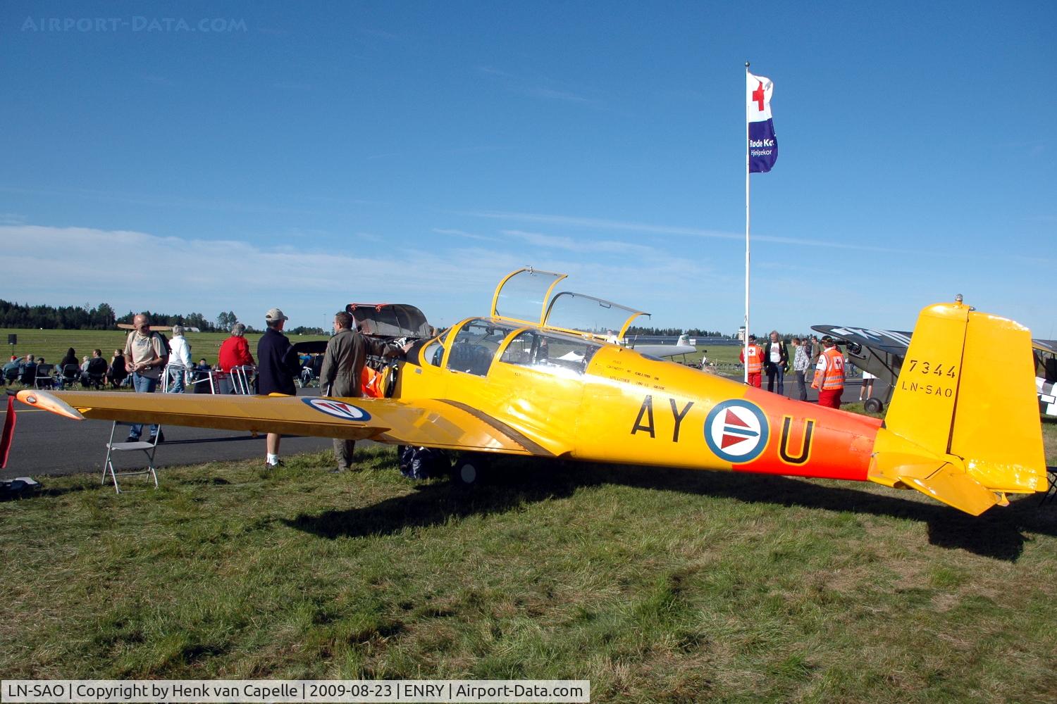LN-SAO, 1957 Saab 91B-2 Safir C/N 91-344, Saab Safir during the Rygge Air Show 2009.