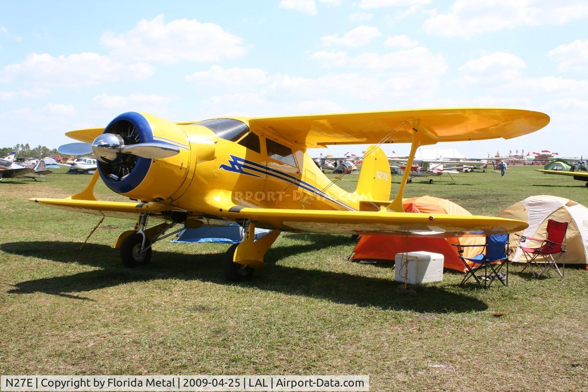 N27E, 1944 Beech D17S Staggerwing C/N 6883, Beech D17S