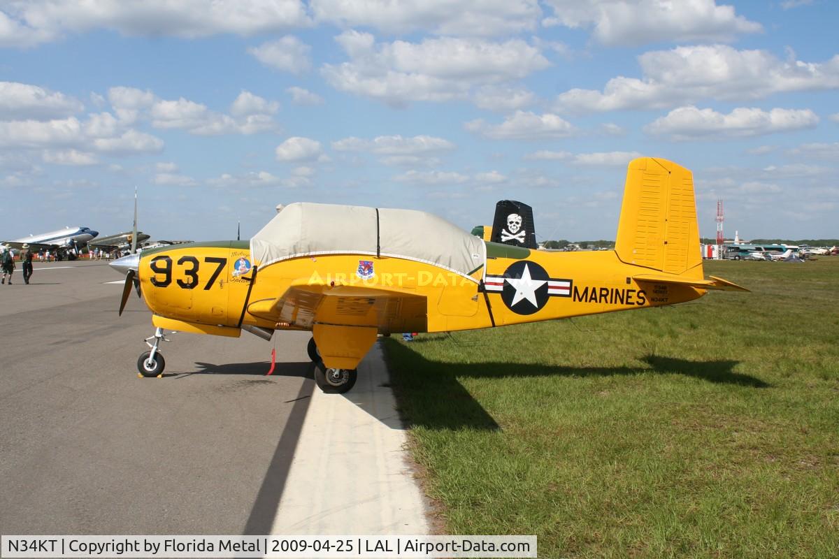 N34KT, 1956 Beech D-45 Mentor C/N BG-271, T-34