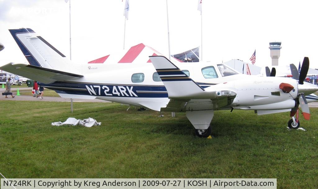 N724RK, 1981 Beech B-60 Duke C/N P-583, EAA Airventure 2009
