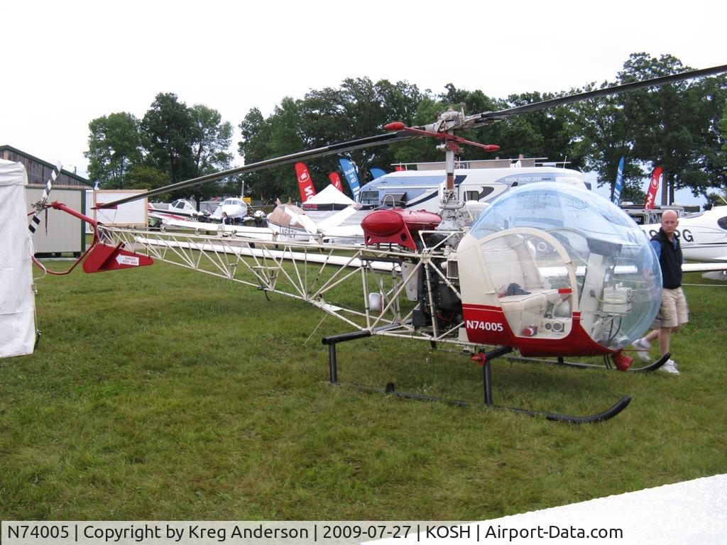 N74005, 1963 Bell 47D-1 C/N 409, EAA Airventure 2009