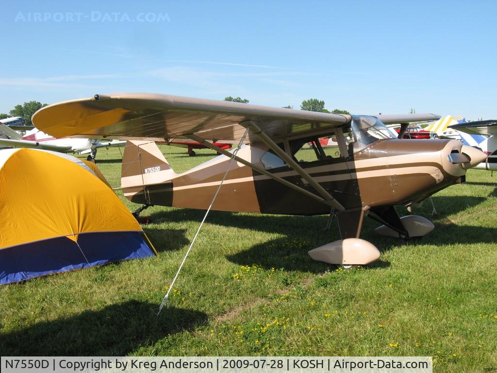 N7550D, 1957 Piper PA-22-150 Tri-Pacer C/N 22-5281, EAA Airventure 2009