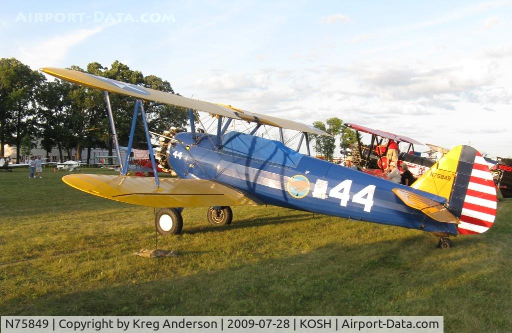 N75849, 1943 Boeing E75 C/N 75-8541, EAA Airventure 2009