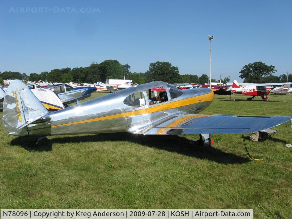 N78096, 1946 Globe GC-1B Swift C/N 2096, EAA Airventure 2009