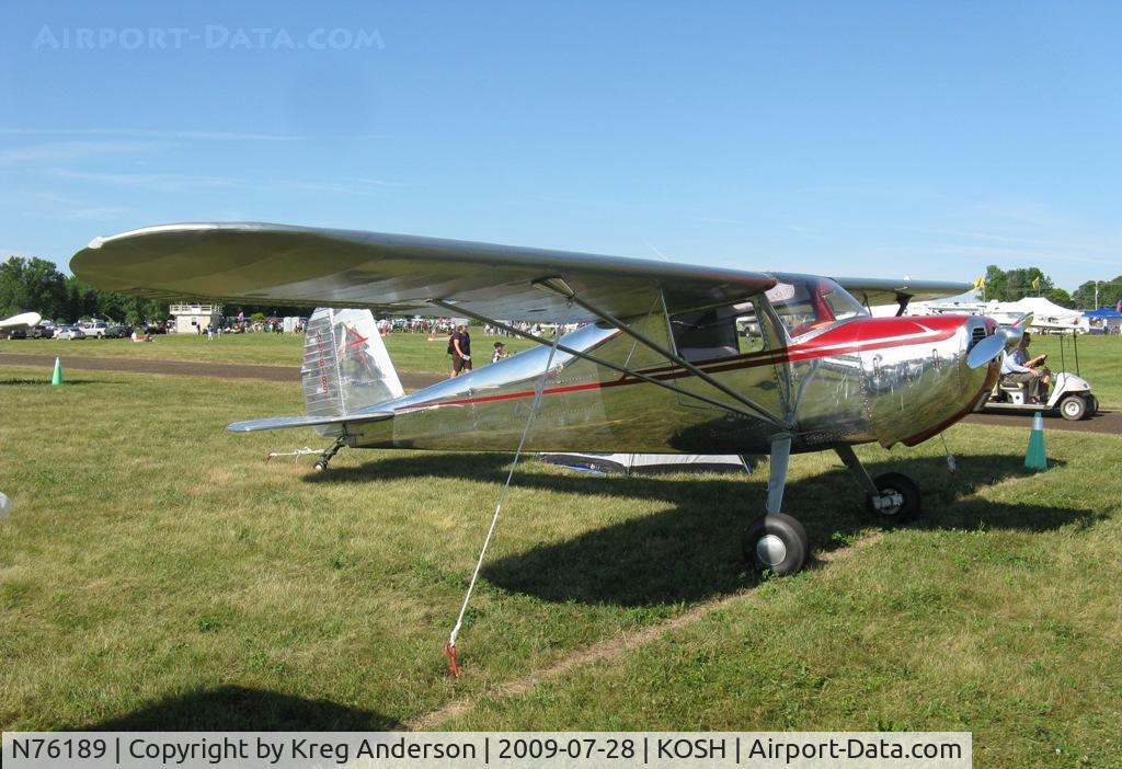 N76189, 1946 Cessna 120 C/N 10586, EAA Airventure 2009