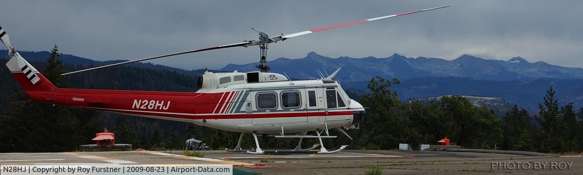 N28HJ, 1968 Bell 205A-1 C/N 30006, at Yosemite park fire lookout