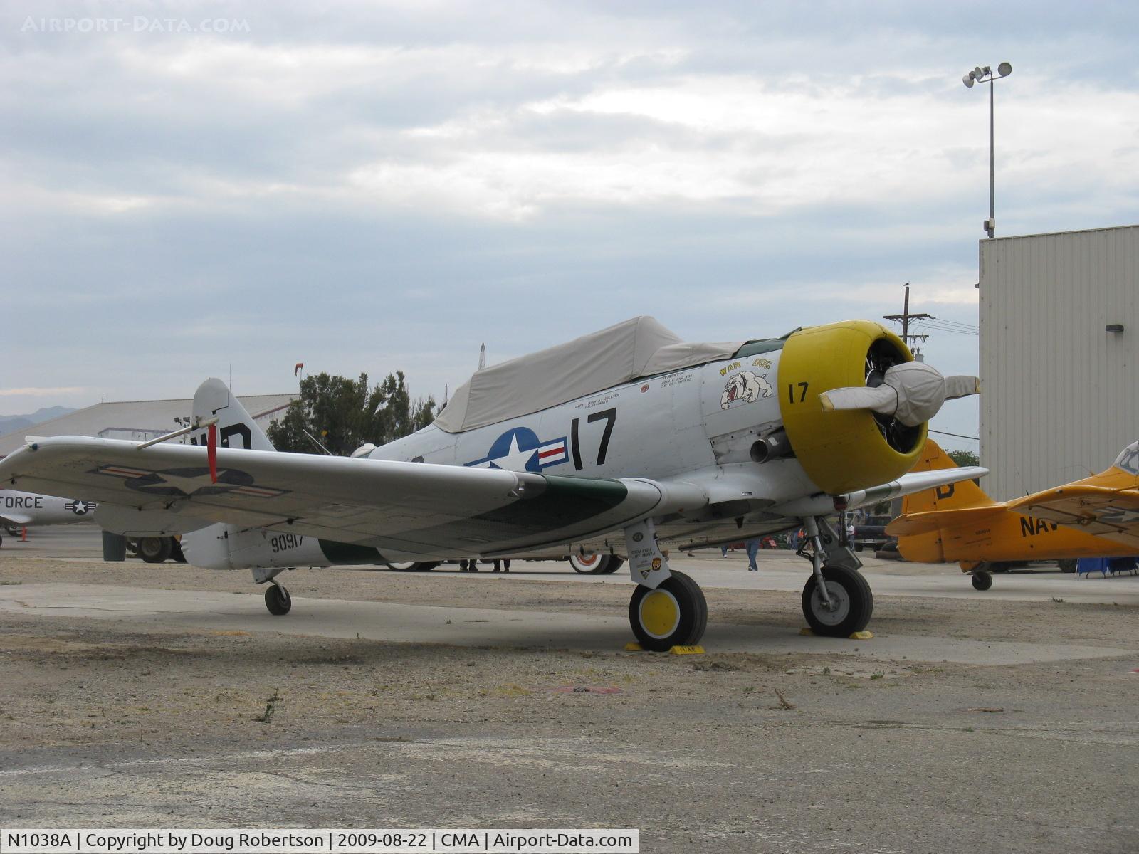 N1038A, 1944 North American SNJ-5 Texan C/N 90917 (121-41633), 1944 North American SNJ-5 'War Dog', P&W R-1340 600 Hp