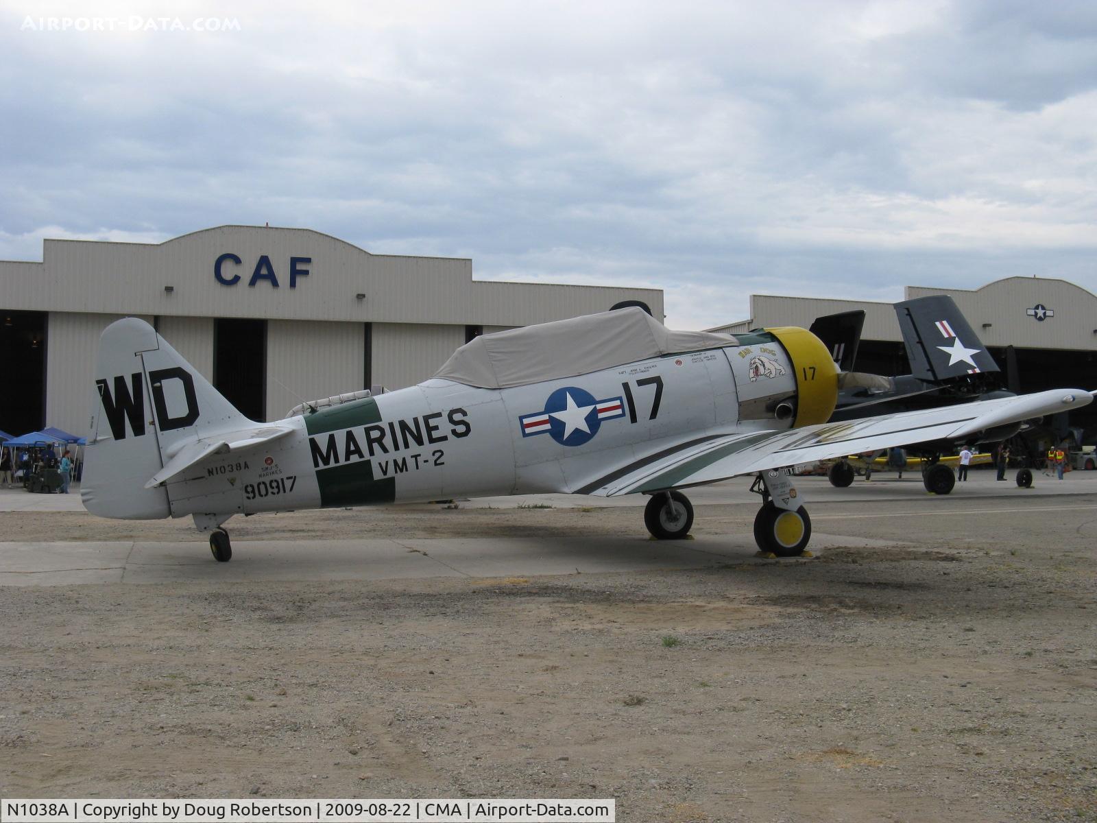 N1038A, 1944 North American SNJ-5 Texan C/N 90917 (121-41633), 1944 North American SNJ-5 'War Dog', P&W R-1340 600 Hp