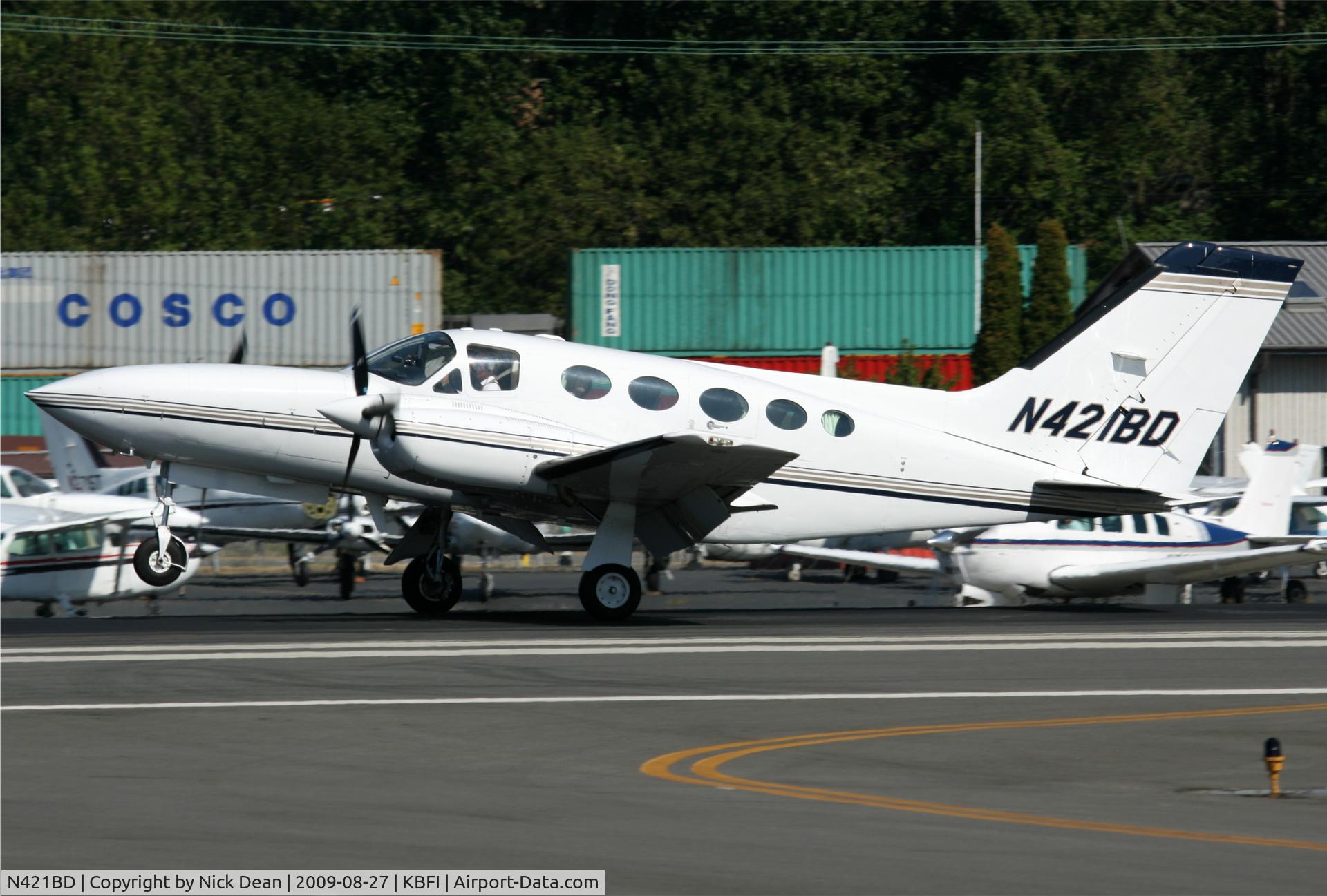 N421BD, 1979 Cessna 421C Golden Eagle C/N 421C0679, KBFI