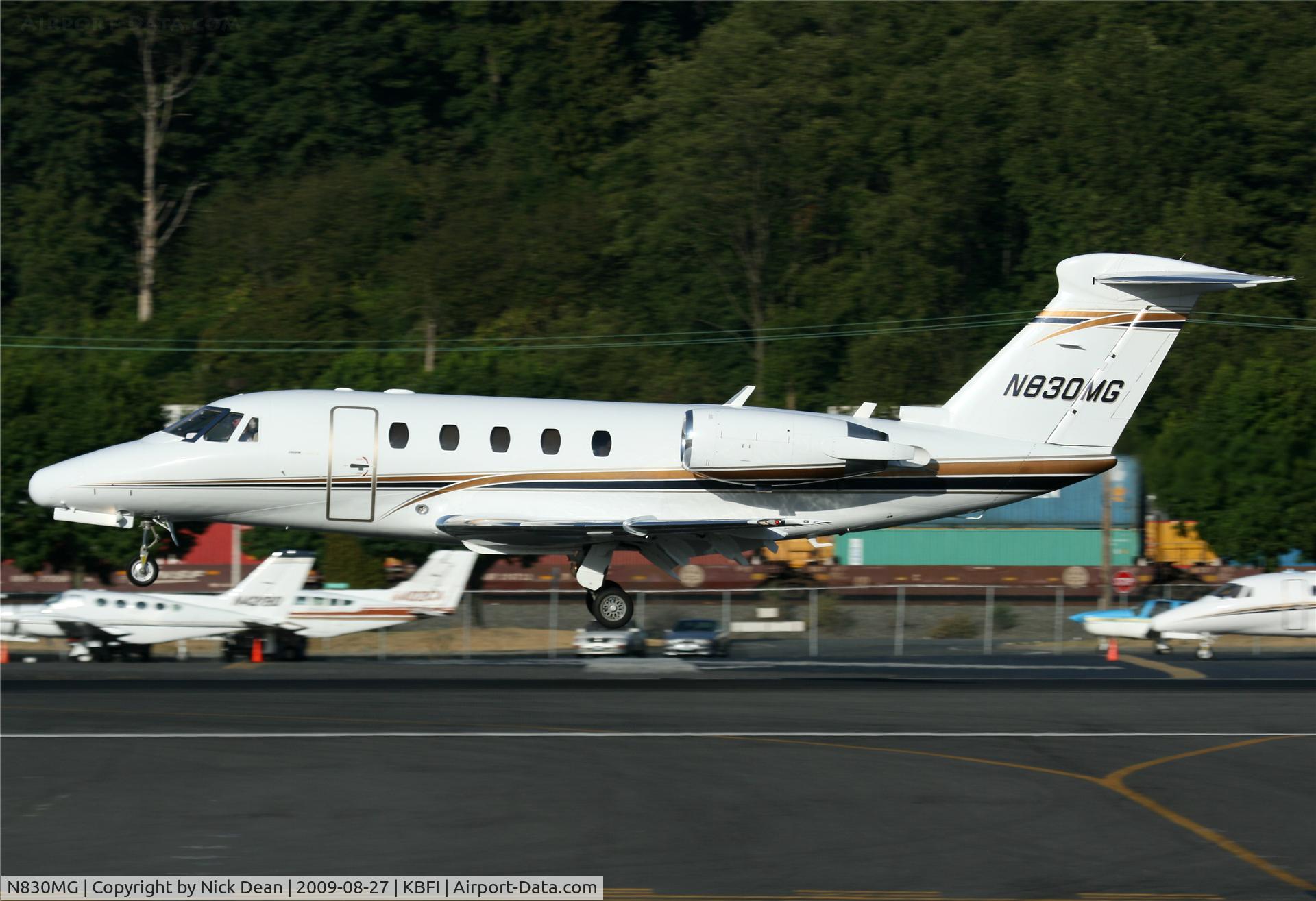 N830MG, 1991 Cessna 650 Citation C/N 650-0209, KBFI