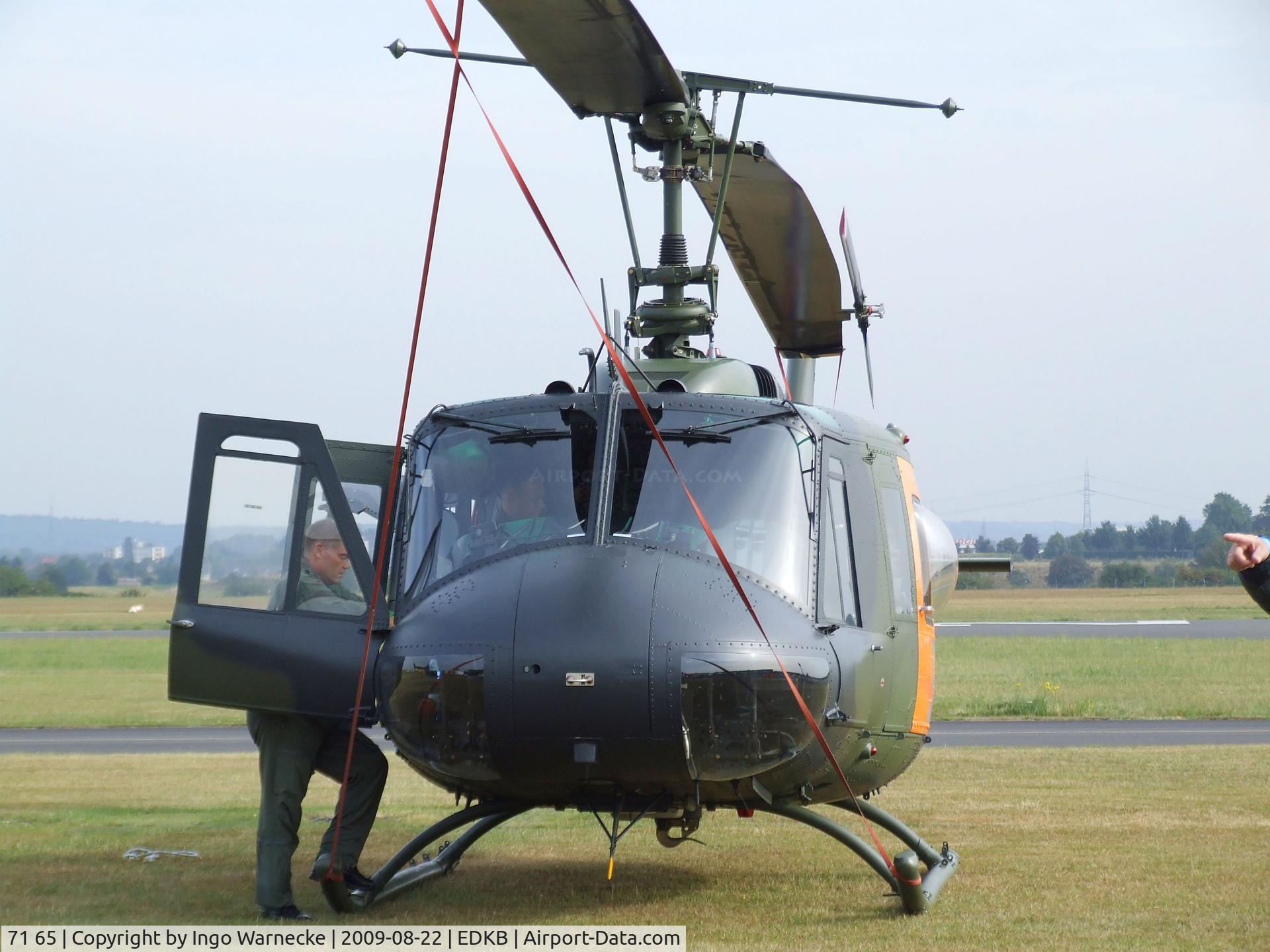 71 65, Bell (Dornier) UH-1D Iroquois (205) C/N 8225, Bell UH-1D (license built by Dornier) of the German AF at the Bonn-Hangelar centennial jubilee airshow