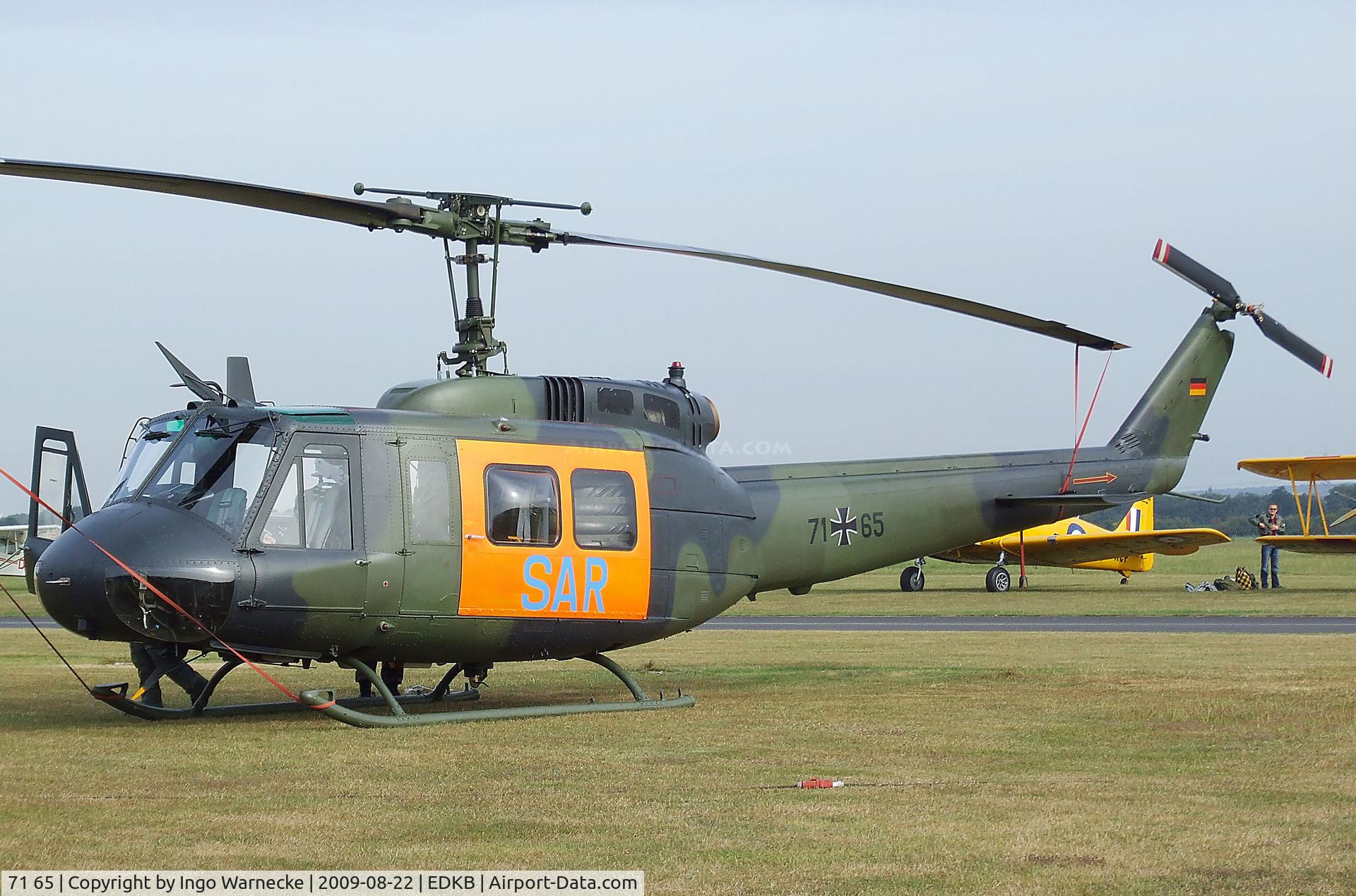 71 65, Bell (Dornier) UH-1D Iroquois (205) C/N 8225, Bell UH-1D (license built by Dornier) of the German AF at the Bonn-Hangelar centennial jubilee airshow