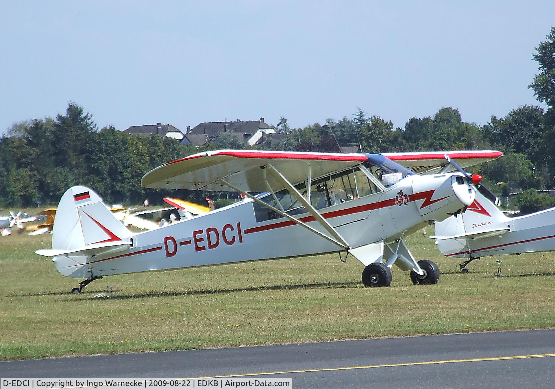 D-EDCI, 1951 Piper L-18C Super Cub (PA-18-95) C/N 18-1976, Piper PA-18-95 Super Cub at the Bonn-Hangelar centennial jubilee airshow