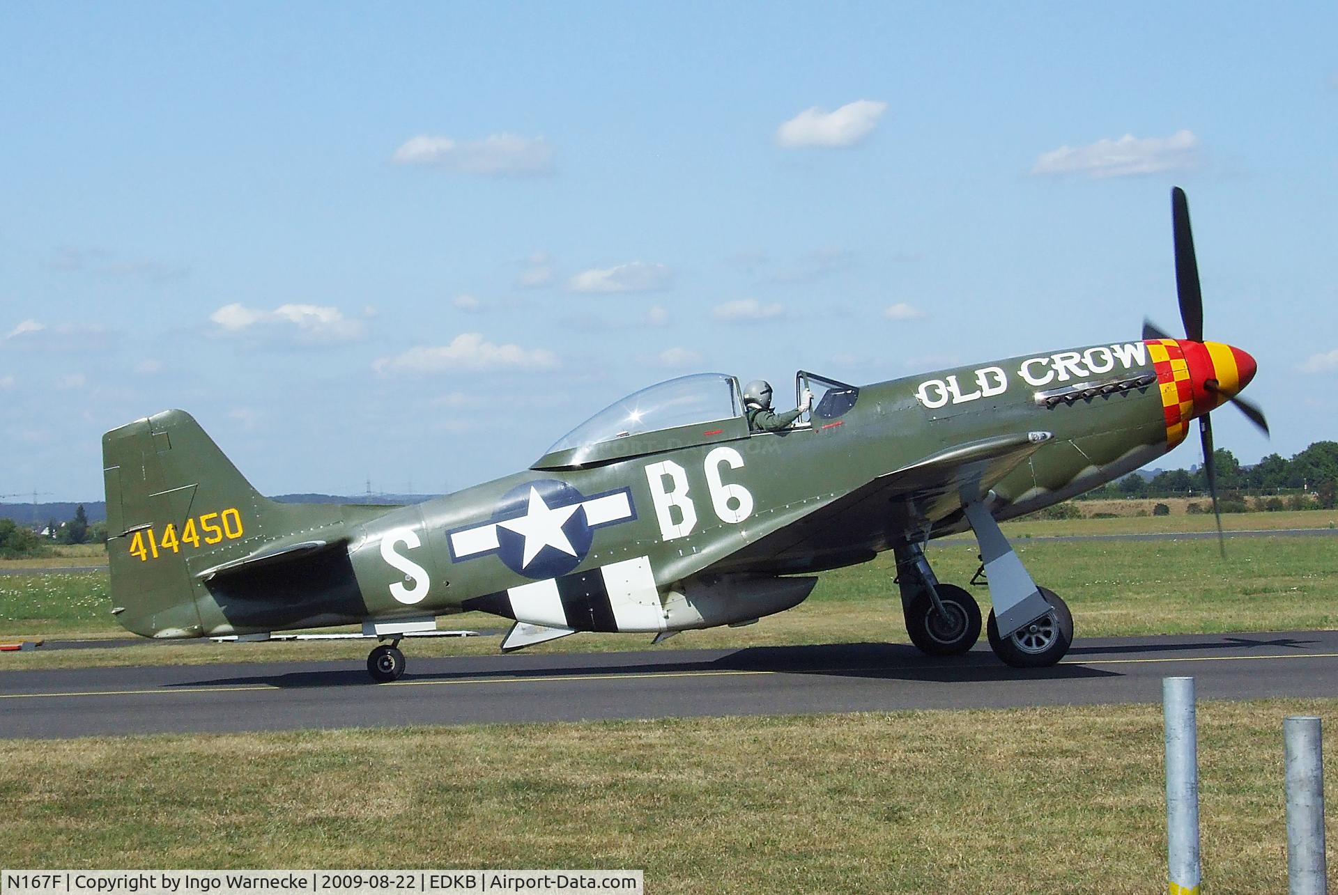 N167F, 1944 North American P-51D Mustang C/N 122-40417, North American P-51D Mustang 