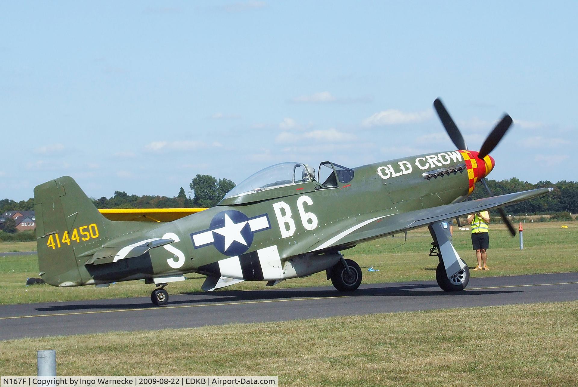 N167F, 1944 North American P-51D Mustang C/N 122-40417, North American P-51D Mustang 