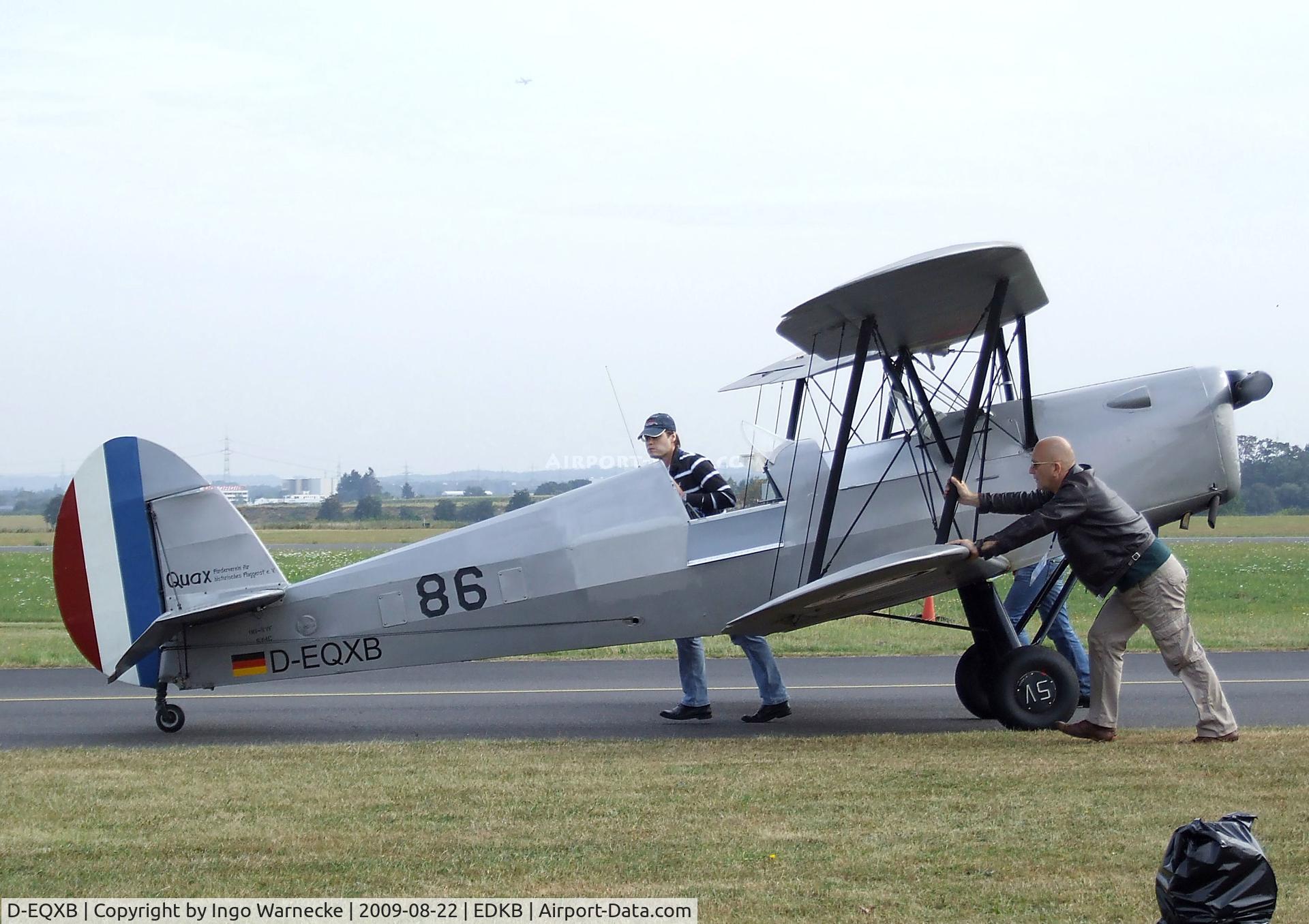 D-EQXB, 1949 Stampe-Vertongen SV-4C C/N 1086, Stampe-Vertongen SV-4C at the Bonn-Hangelar centennial jubilee airshow
