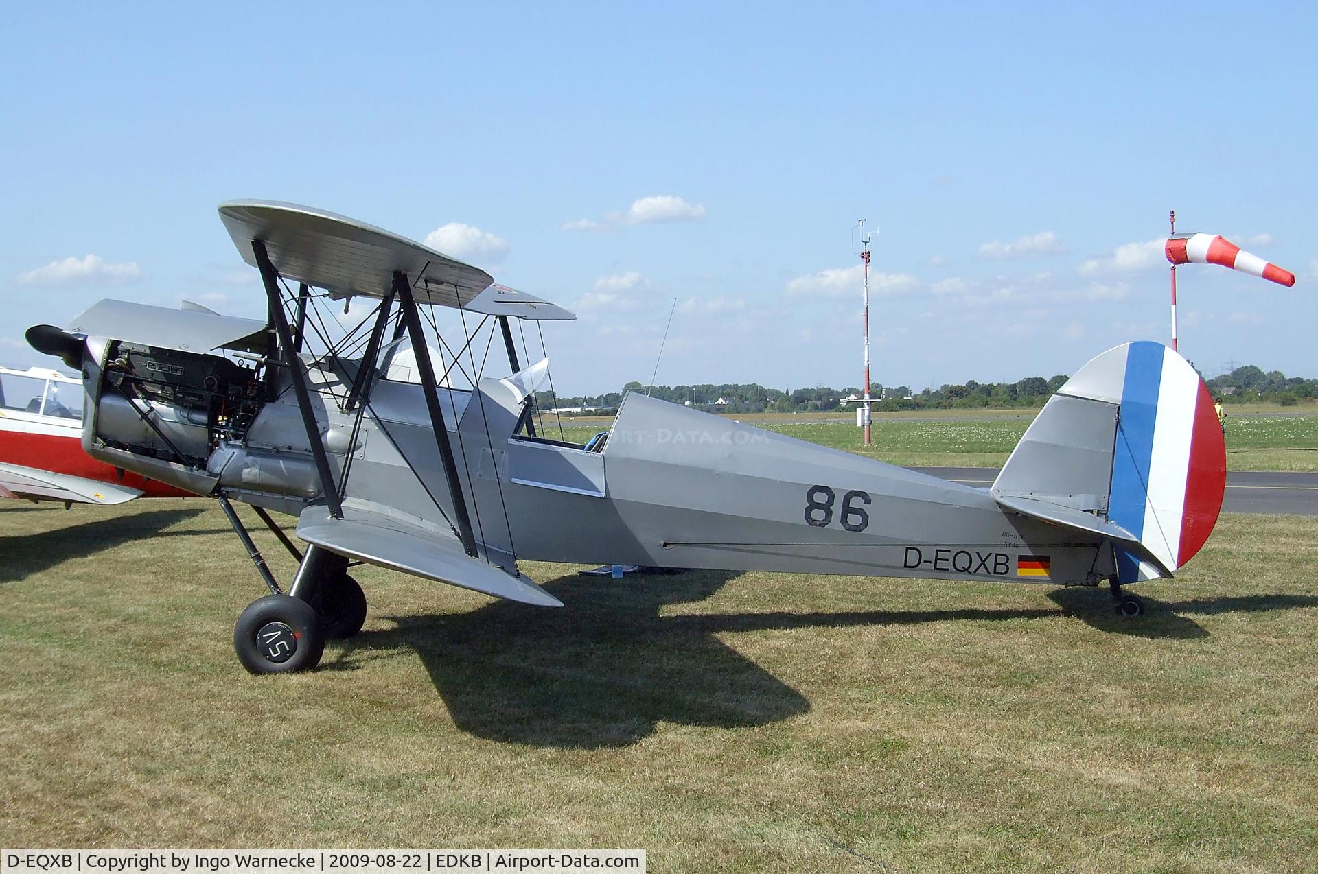 D-EQXB, 1949 Stampe-Vertongen SV-4C C/N 1086, Stampe-Vertongen SV-4C at the Bonn-Hangelar centennial jubilee airshow