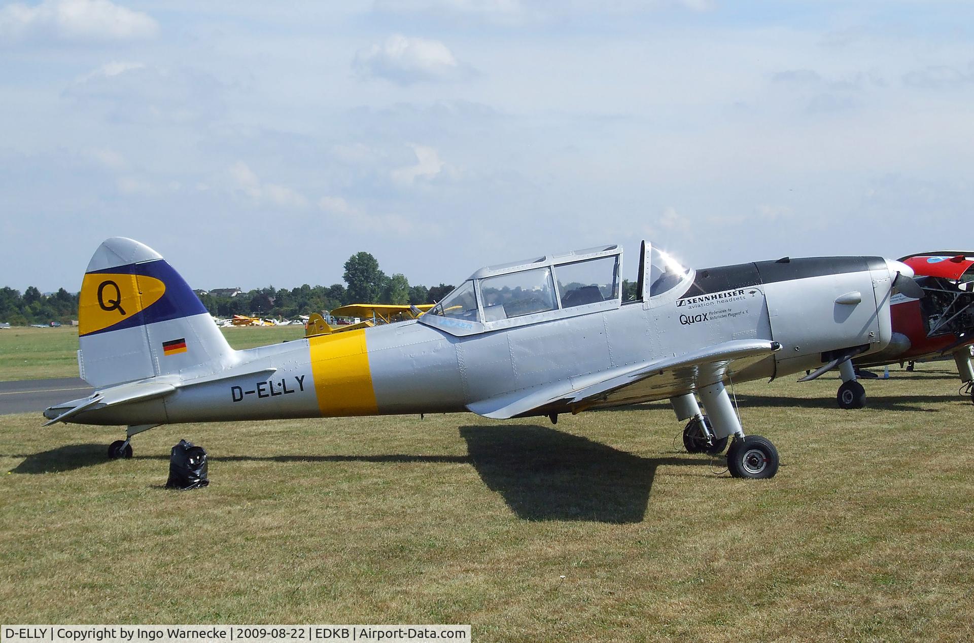 D-ELLY, 1950 De Havilland DHC-1 Chipmunk 22 C/N C1/0584, De Havilland Canada DHC-1 Chipmunk 20 at the Bonn-Hangelar centennial jubilee airshow