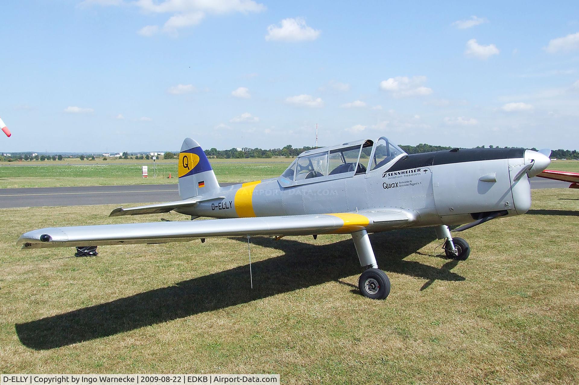 D-ELLY, 1950 De Havilland DHC-1 Chipmunk 22 C/N C1/0584, De Havilland Canada DHC-1 Chipmunk 20 at the Bonn-Hangelar centennial jubilee airshow