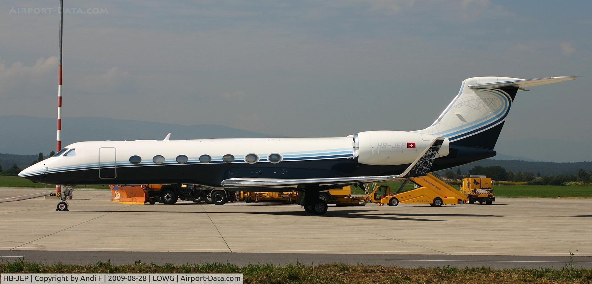 HB-JEP, 2005 Gulfstream Aerospace GV-SP (G550) C/N 5070, -