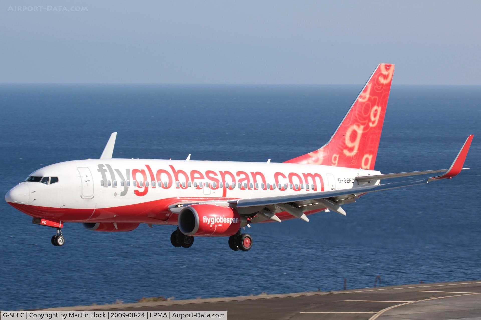 G-SEFC, 2007 Boeing 737-7Q8 C/N 30687, .