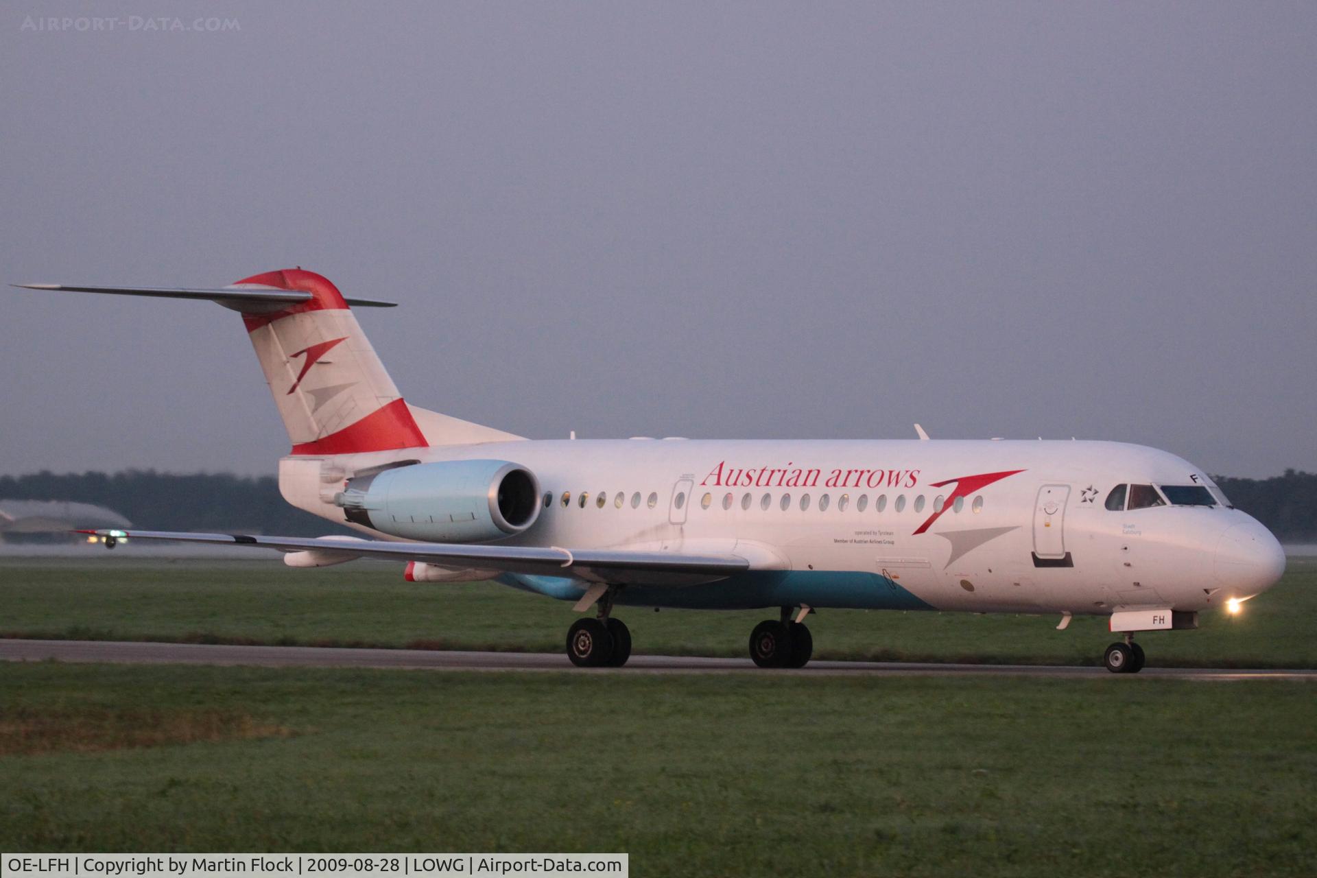 OE-LFH, 1995 Fokker 70 (F-28-0070) C/N 11554, .